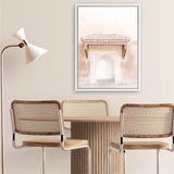 Shop Desert Entrance I Photo Canvas Art Print-Boho, Moroccan Days, Neutrals, Orange, Photography, Photography Canvas Prints, Pink, Portrait, View All-framed wall decor artwork