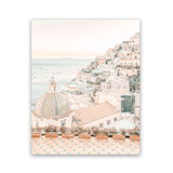 Shop Positano Sunset I Photo Art Print-Amalfi Coast Italy, Boho, Coastal, Orange, Photography, Pink, Portrait, View All-framed poster wall decor artwork