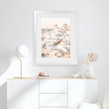 Shop Santorini Sunset I Photo Art Print-Amalfi Coast Italy, Boho, Coastal, Greece, Neutrals, Orange, Photography, Pink, Portrait, View All-framed poster wall decor artwork