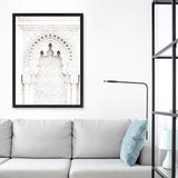 Shop Desert Temple Photo Canvas Art Print-Boho, Moroccan Days, Neutrals, Photography, Photography Canvas Prints, Portrait, View All, White-framed wall decor artwork