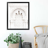 Shop Desert Temple Photo Art Print-Boho, Moroccan Days, Neutrals, Photography, Portrait, View All, White-framed poster wall decor artwork