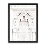 Shop Desert Temple Photo Canvas Art Print-Boho, Moroccan Days, Neutrals, Photography, Photography Canvas Prints, Portrait, View All, White-framed wall decor artwork