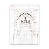 Shop Desert Temple Photo Canvas Art Print-Boho, Moroccan Days, Neutrals, Photography, Photography Canvas Prints, Portrait, View All, White-framed wall decor artwork