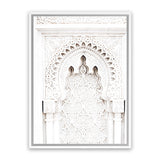 Shop Desert Temple Photo Canvas Art Print-Boho, Moroccan Days, Neutrals, Photography, Photography Canvas Prints, Portrait, View All, White-framed wall decor artwork