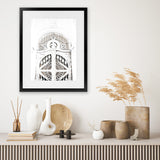 Shop Ornate White Gates Photo Art Print-Boho, Moroccan Days, Neutrals, Photography, Portrait, View All, White-framed poster wall decor artwork