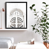 Shop Ornate White Gates Photo Art Print-Boho, Moroccan Days, Neutrals, Photography, Portrait, View All, White-framed poster wall decor artwork