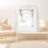 Shop Grand Hallway Photo Art Print-Boho, Moroccan Days, Photography, Portrait, View All, White-framed poster wall decor artwork