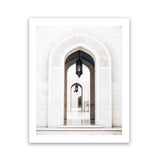 Shop Palace Doors Photo Art Print-Boho, Moroccan Days, Neutrals, Photography, Portrait, View All, White-framed poster wall decor artwork