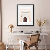 Shop Pastel Porchway I Photo Art Print-Boho, Brown, Moroccan Days, Neutrals, Orange, Photography, Portrait, View All-framed poster wall decor artwork