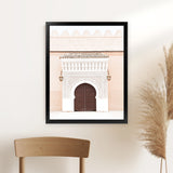 Shop Pastel Porchway I Photo Art Print-Boho, Brown, Moroccan Days, Neutrals, Orange, Photography, Portrait, View All-framed poster wall decor artwork