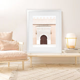 Shop Pastel Porchway I Photo Art Print-Boho, Brown, Moroccan Days, Neutrals, Orange, Photography, Portrait, View All-framed poster wall decor artwork