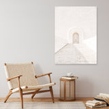 Shop Pastel Doorway II Photo Canvas Art Print-Boho, Moroccan Days, Neutrals, Photography, Photography Canvas Prints, Portrait, View All, White-framed wall decor artwork