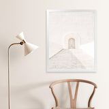 Shop Pastel Doorway II Photo Art Print-Boho, Moroccan Days, Neutrals, Photography, Portrait, View All, White-framed poster wall decor artwork