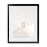 Shop Pastel Doorway II Photo Art Print-Boho, Moroccan Days, Neutrals, Photography, Portrait, View All, White-framed poster wall decor artwork