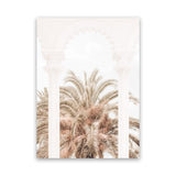 Shop Exotic Arches I Photo Canvas Art Print-Boho, Botanicals, Moroccan Days, Neutrals, Photography, Photography Canvas Prints, Portrait, View All, White-framed wall decor artwork