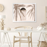 Shop Pastel Palm Shadows Photo Art Print-Boho, Brown, Coastal, Landscape, Moroccan Days, Neutrals, Photography, Tropical, View All-framed poster wall decor artwork