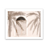 Shop Pastel Palm Shadows Photo Art Print-Boho, Brown, Coastal, Landscape, Moroccan Days, Neutrals, Photography, Tropical, View All-framed poster wall decor artwork