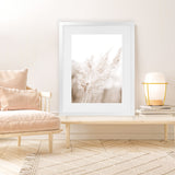 Shop Autumn Pampas Grass Photo Art Print-Boho, Botanicals, Coastal, Florals, Hamptons, Neutrals, Photography, Pink, Portrait, View All-framed poster wall decor artwork