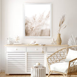 Shop Autumn Pampas Grass Photo Art Print-Boho, Botanicals, Coastal, Florals, Hamptons, Neutrals, Photography, Pink, Portrait, View All-framed poster wall decor artwork