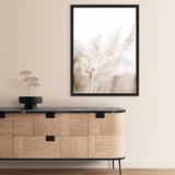 Shop Autumn Pampas Grass Photo Canvas Art Print-Boho, Botanicals, Coastal, Florals, Hamptons, Neutrals, Photography, Photography Canvas Prints, Pink, Portrait, View All-framed wall decor artwork