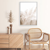 Shop Autumn Pampas Grass Photo Canvas Art Print-Boho, Botanicals, Coastal, Florals, Hamptons, Neutrals, Photography, Photography Canvas Prints, Pink, Portrait, View All-framed wall decor artwork