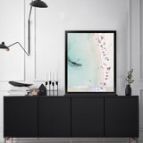 Shop Summer in Italy I Photo Art Print-Amalfi Coast Italy, Blue, Boho, Coastal, Green, Photography, Portrait, Tropical, View All-framed poster wall decor artwork