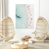 Shop Summer in Italy I Photo Canvas Art Print-Amalfi Coast Italy, Blue, Boho, Coastal, Green, Photography, Photography Canvas Prints, Portrait, View All-framed wall decor artwork