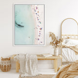 Shop Summer in Italy I Photo Canvas Art Print-Amalfi Coast Italy, Blue, Boho, Coastal, Green, Photography, Photography Canvas Prints, Portrait, View All-framed wall decor artwork