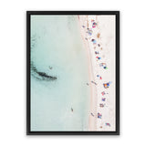 Shop Summer in Italy I Photo Canvas Art Print-Amalfi Coast Italy, Blue, Boho, Coastal, Green, Photography, Photography Canvas Prints, Portrait, View All-framed wall decor artwork