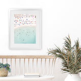 Shop Summer in Italy II Photo Art Print-Amalfi Coast Italy, Blue, Boho, Coastal, Green, Photography, Portrait, Tropical, View All-framed poster wall decor artwork