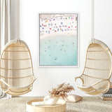 Shop Summer in Italy II Photo Canvas Art Print-Amalfi Coast Italy, Blue, Boho, Coastal, Green, Photography, Photography Canvas Prints, Portrait, View All-framed wall decor artwork