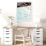 Shop Summer in Italy III Photo Art Print-Amalfi Coast Italy, Blue, Boho, Coastal, Green, Photography, Portrait, Tropical, View All-framed poster wall decor artwork