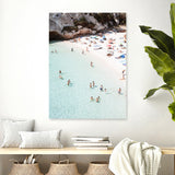 Shop Summer in Italy III Photo Canvas Art Print-Amalfi Coast Italy, Blue, Boho, Coastal, Green, Photography, Photography Canvas Prints, Portrait, View All-framed wall decor artwork