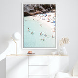 Shop Summer in Italy III Photo Canvas Art Print-Amalfi Coast Italy, Blue, Boho, Coastal, Green, Photography, Photography Canvas Prints, Portrait, View All-framed wall decor artwork