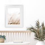 Shop Winter Pampas Grass Photo Wall Art Print-Boho, Botanicals, Coastal, Hamptons, Neutrals, Photography, Portrait, Scandinavian, View All-framed poster wall decor artwork