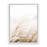 Shop Winter Pampas Reeds Photo Canvas Print-Boho, Hamptons, Neutrals, Photography Canvas Prints, Portrait, Scandinavian, View All-framed wall decor artwork
