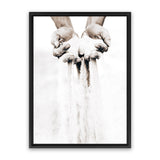 Shop Sands Of Time I Photo Canvas Art Print-Boho, Moroccan Days, Neutrals, Orange, Photography, Photography Canvas Prints, Portrait, View All, White-framed wall decor artwork