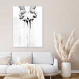 Shop Sands Of Time II Photo Canvas Art Print-Black, Boho, Moroccan Days, Neutrals, Photography, Photography Canvas Prints, Portrait, View All-framed wall decor artwork