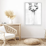 Shop Sands Of Time II Photo Canvas Art Print-Black, Boho, Moroccan Days, Neutrals, Photography, Photography Canvas Prints, Portrait, View All-framed wall decor artwork