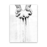 Shop Sands Of Time II Photo Canvas Art Print-Black, Boho, Moroccan Days, Neutrals, Photography, Photography Canvas Prints, Portrait, View All-framed wall decor artwork