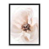 Shop Winter Blooms II Photo Canvas Art Print-Florals, Neutrals, Photography, Photography Canvas Prints, Pink, Portrait, Purple, View All-framed wall decor artwork