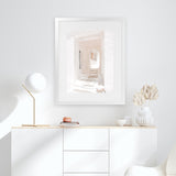 Shop Old White Town Photo Art Print-Amalfi Coast Italy, Greece, Moroccan Days, Photography, Pink, Portrait, View All-framed poster wall decor artwork