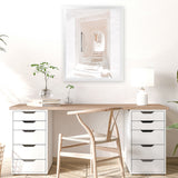 Shop Old White Town Photo Art Print-Amalfi Coast Italy, Greece, Moroccan Days, Photography, Pink, Portrait, View All-framed poster wall decor artwork