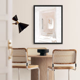 Shop Old White Town Photo Canvas Art Print-Amalfi Coast Italy, Boho, Greece, Moroccan Days, Photography, Photography Canvas Prints, Pink, Portrait, View All-framed wall decor artwork