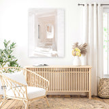 Shop Old White Town Photo Canvas Art Print-Amalfi Coast Italy, Boho, Greece, Moroccan Days, Photography, Photography Canvas Prints, Pink, Portrait, View All-framed wall decor artwork