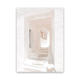 Shop Old White Town Photo Canvas Art Print-Amalfi Coast Italy, Boho, Greece, Moroccan Days, Photography, Photography Canvas Prints, Pink, Portrait, View All-framed wall decor artwork