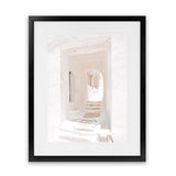 Shop Old White Town Photo Art Print-Amalfi Coast Italy, Greece, Moroccan Days, Photography, Pink, Portrait, View All-framed poster wall decor artwork