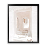 Shop Old White Town Photo Art Print-Amalfi Coast Italy, Greece, Moroccan Days, Photography, Pink, Portrait, View All-framed poster wall decor artwork