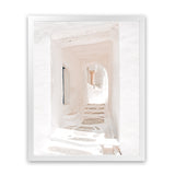 Shop Old White Town Photo Art Print-Amalfi Coast Italy, Greece, Moroccan Days, Photography, Pink, Portrait, View All-framed poster wall decor artwork