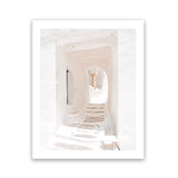 Shop Old White Town Photo Art Print-Amalfi Coast Italy, Greece, Moroccan Days, Photography, Pink, Portrait, View All-framed poster wall decor artwork